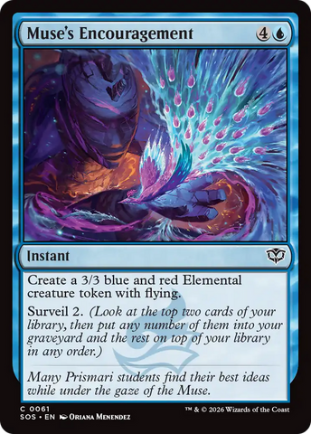 Muse's Encouragement [Secrets of Strixhaven]