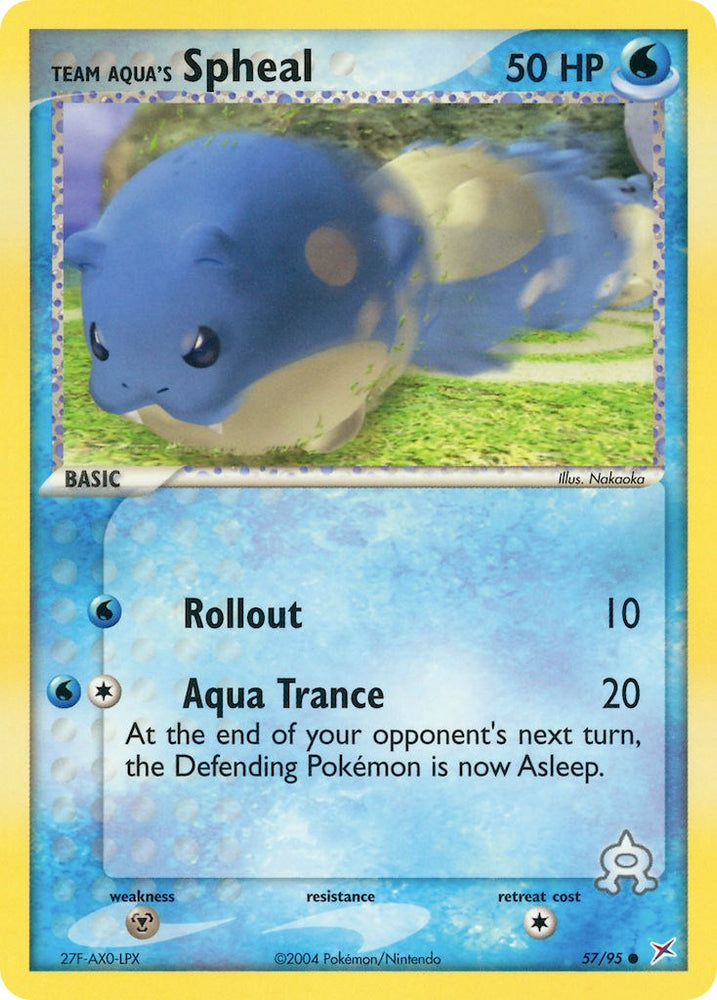 Team Aqua's Spheal - 57/95