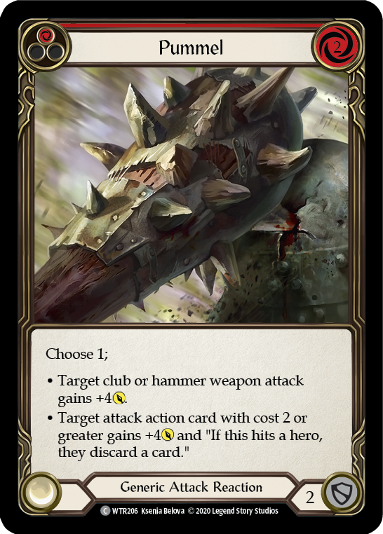 Pummel (Red) [WTR206] Unlimited Edition Rainbow Foil