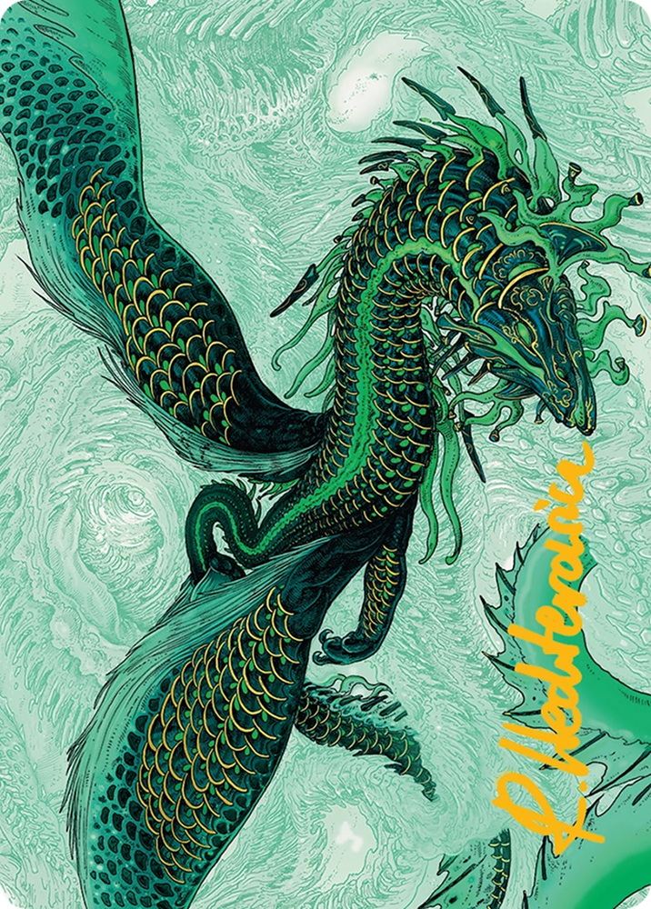 Teval, Arbiter of Virtue Art Card (38/54) [Tarkir: Dragonstorm Art Series]