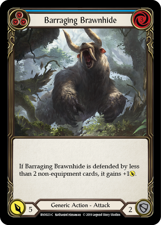 Barraging Brawnhide (Blue) [BVO023-C] Normal