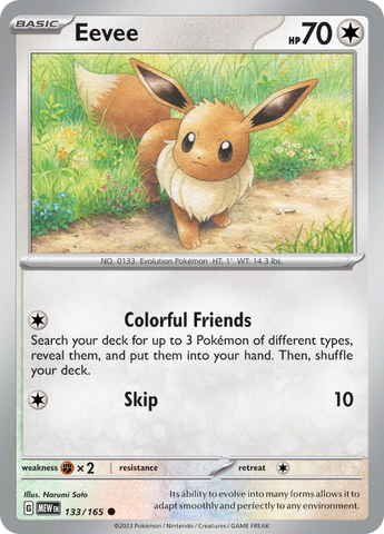 Eevee (133/165) [Scarlet & Violet: 151]