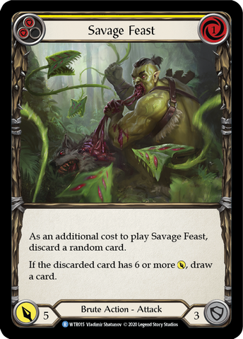 Savage Feast (Yellow) [WTR015] Unlimited Edition Normal