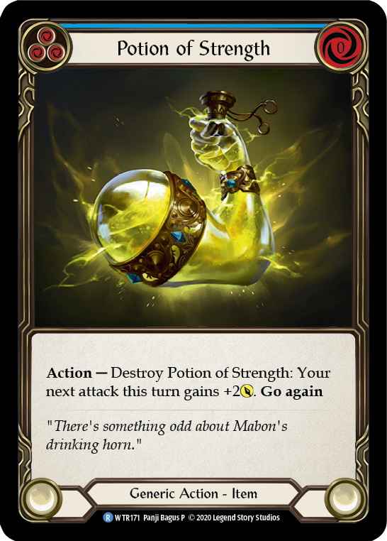 Potion of Strength [WTR171] Unlimited Edition Rainbow Foil