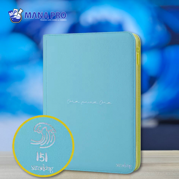 151 Rainbow 9 Pockets Card Binder (MarisHalo - Turquoise)