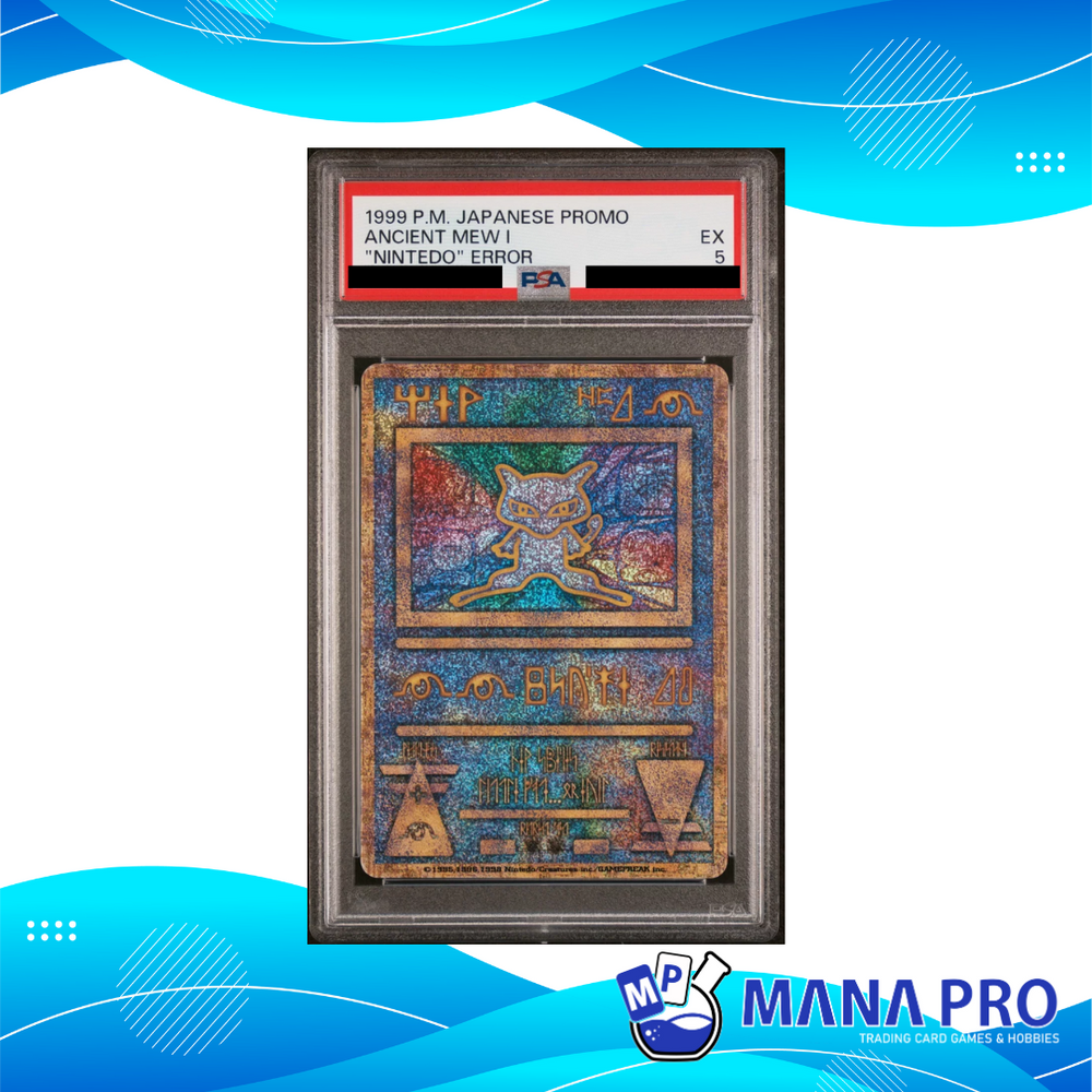 ANCIENT MEW "NINTENDO" ERROR PROMO PSA 5 JPN