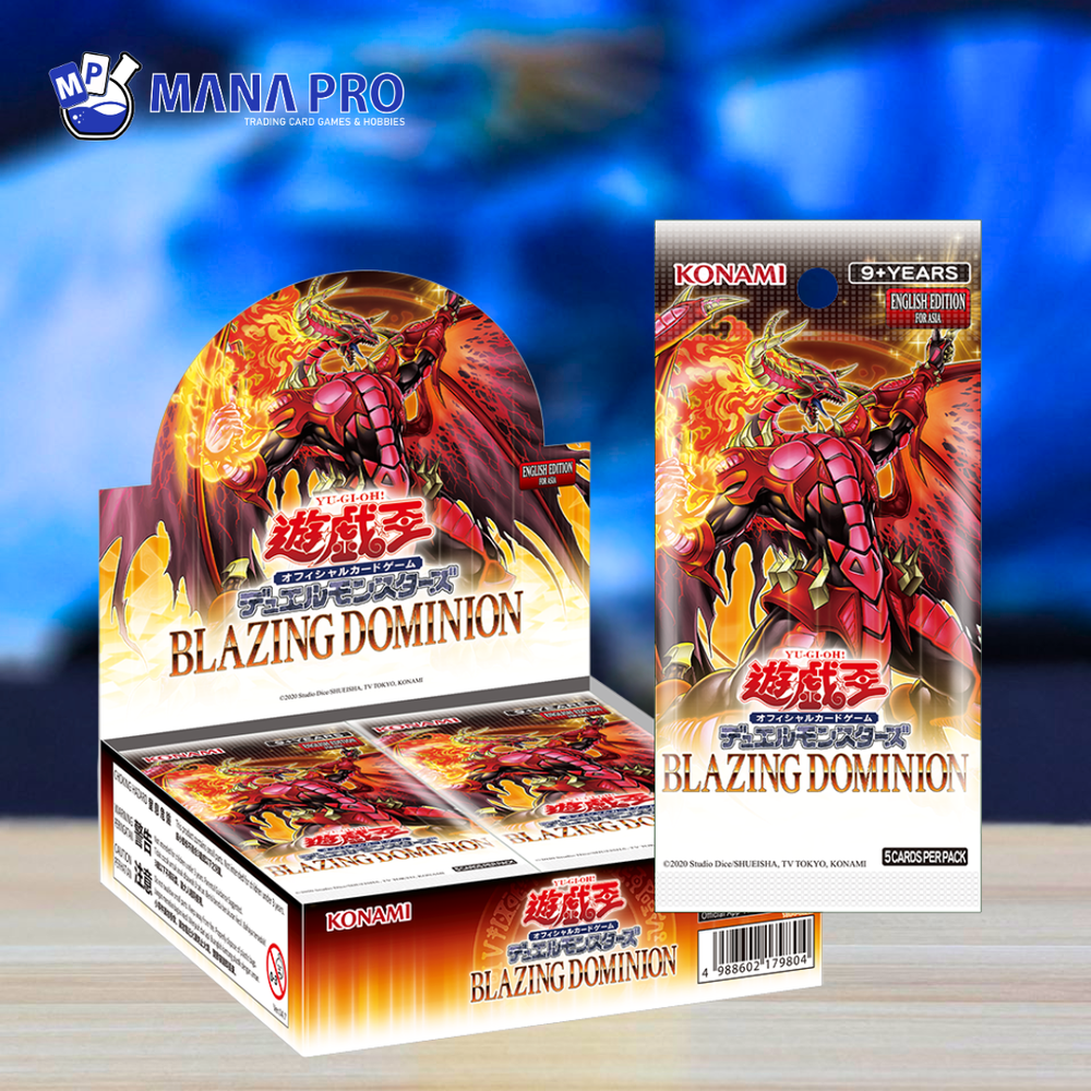 BLAZING DOMINION (BLZD-AE) BOOSTER BOX ASIA ENGLISH +1 PACK