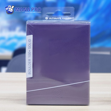 ULTIMATE GUARD BOULDER SOLID PURPLE 100+ DECK CASE