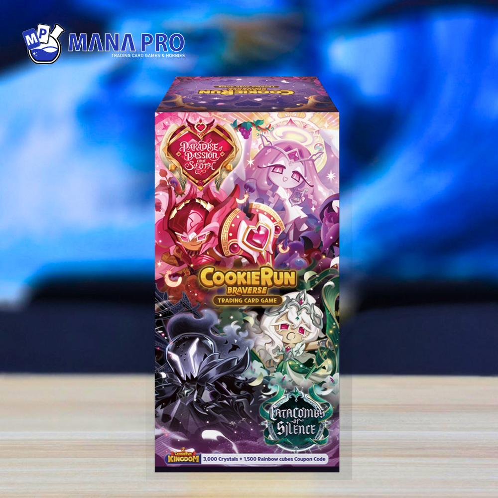 Cookierun Card Game - Paradise of Passion & Sloth Catacombs of Silence Booster Box BS10