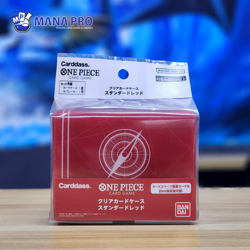 ONE PIECE CARD GAME STANDARD RED CARD CASE 2022