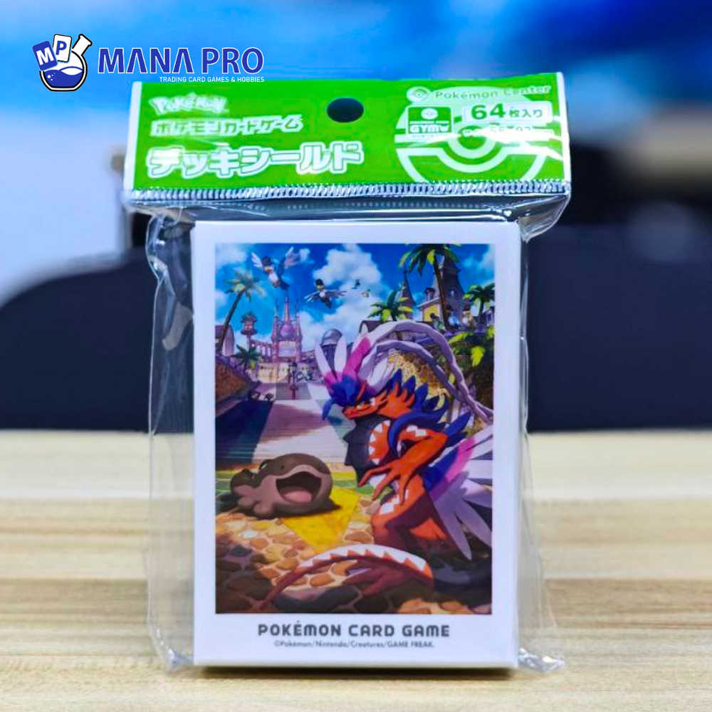 CARD SLEEVES - PALDEA ADVENTURE KORAIDON & CLODSIRE SLEEVE (64-PACK)