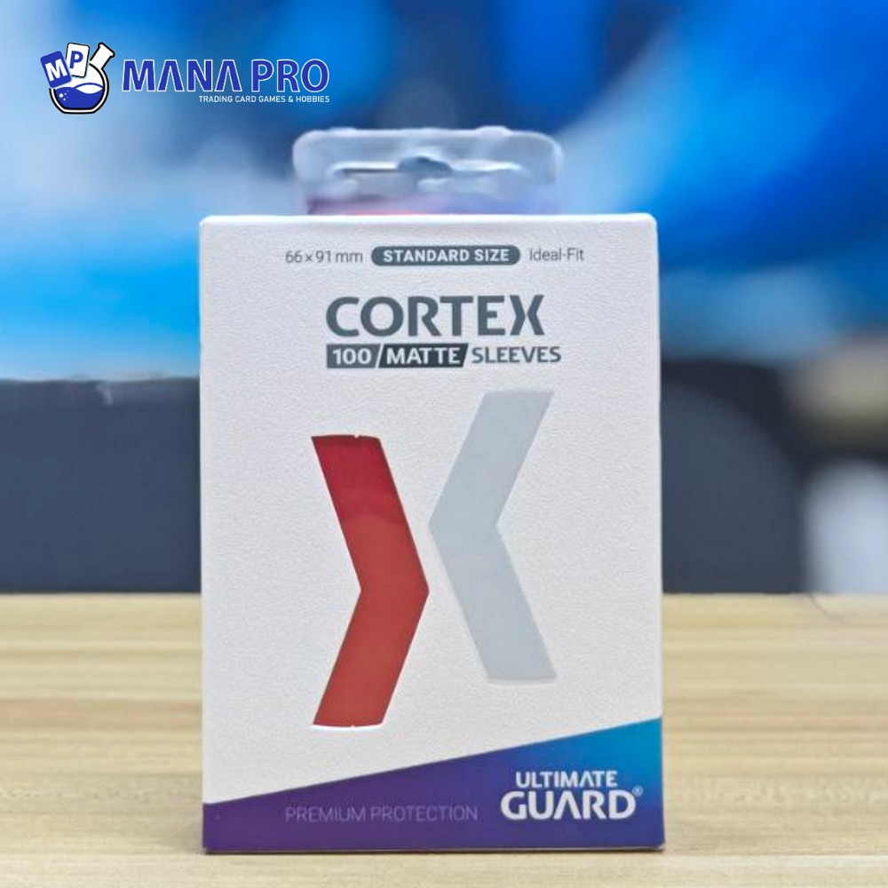 ULTIMATE GUARD CORTEX MATTE RED STANDARD SIZE SLEEVE ULTIMATE GUARD CORTEX MATTE RED STANDARD SIZE SLEEVE