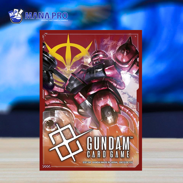 Gundam Card Game Official Card Sleeve 01 - Char's Zaku Ⅱ/Zeon