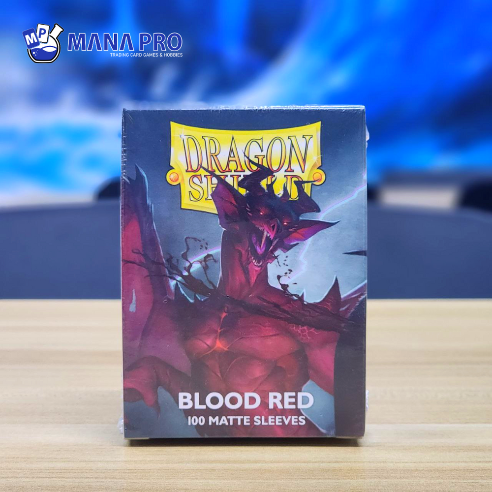 DRAGON SHIELD BLOOD RED MATTE STANDARD SLEEVE