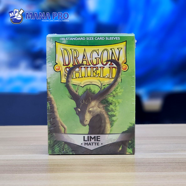 DRAGON SHIELD LIME MATTE STANDARD SLEEVE