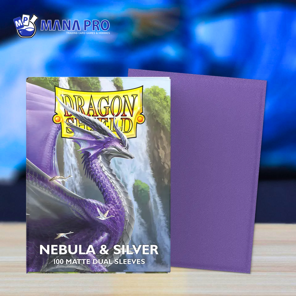 DRAGON SHIELD NEBULA & SILVER DUAL MATTE SLEEVE