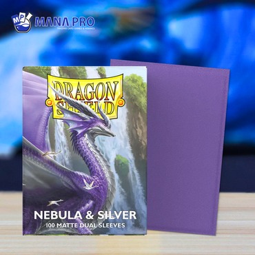 DRAGON SHIELD NEBULA & SILVER DUAL MATTE SLEEVE