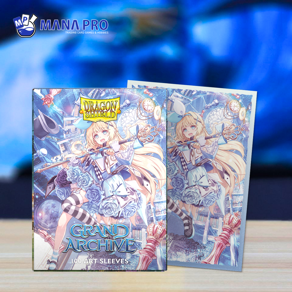 DRAGON SHIELD GRAND ARCHIVE ALICE, GOLDEN QUEEN ART MATTE SLEEVE