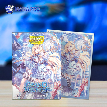 DRAGON SHIELD GRAND ARCHIVE ALICE, GOLDEN QUEEN ART MATTE SLEEVE