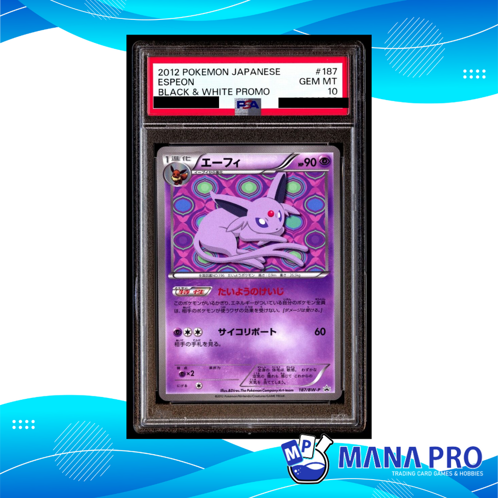 ESPEON PROMO 187/BW-P PSA 10 JPN