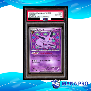 ESPEON PROMO 187/BW-P PSA 10 JPN