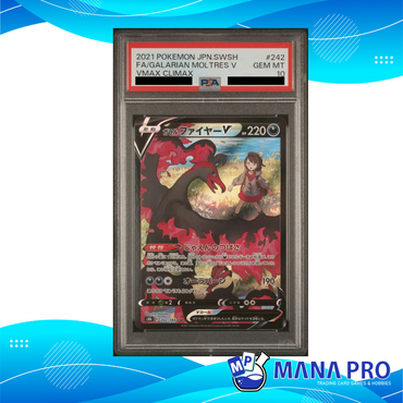 GALARIAN MOLTRES V S8B 242/184 CSR PSA 10 JPN