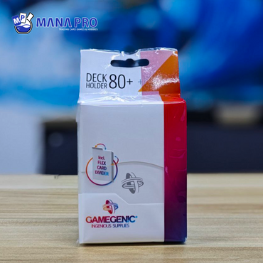 GAMEGENIC DECK HOLDER 80+ WHITE DECK BOX