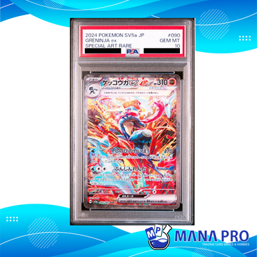 (PSA 10) 2024 POKEMON JAPANESE SV5a-CRIMSON HAZE #090 GRENINJA ex SPECIAL ART RARE