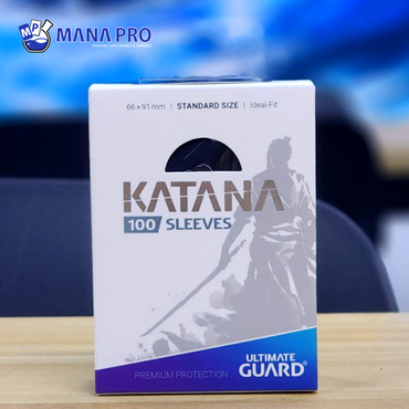 ULTIMATE GUARD KATANA BLACK SLEEVES STANDARD SIZE