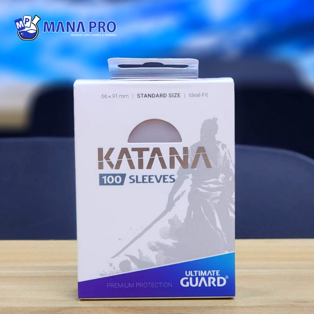 ULTIMATE GUARD KATANA TRANSPARENT SLEEVES STANDARD SIZE 100 ULTIMATE GUARD KATANA TRANSPARENT SLEEVES STANDARD SIZE 100