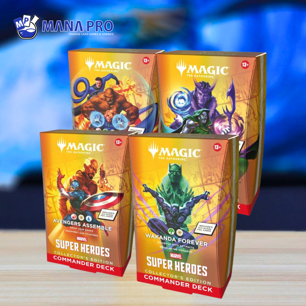 Marvel Super Heroes Commander Deck Case (Collector's Edition) (Set of 4)