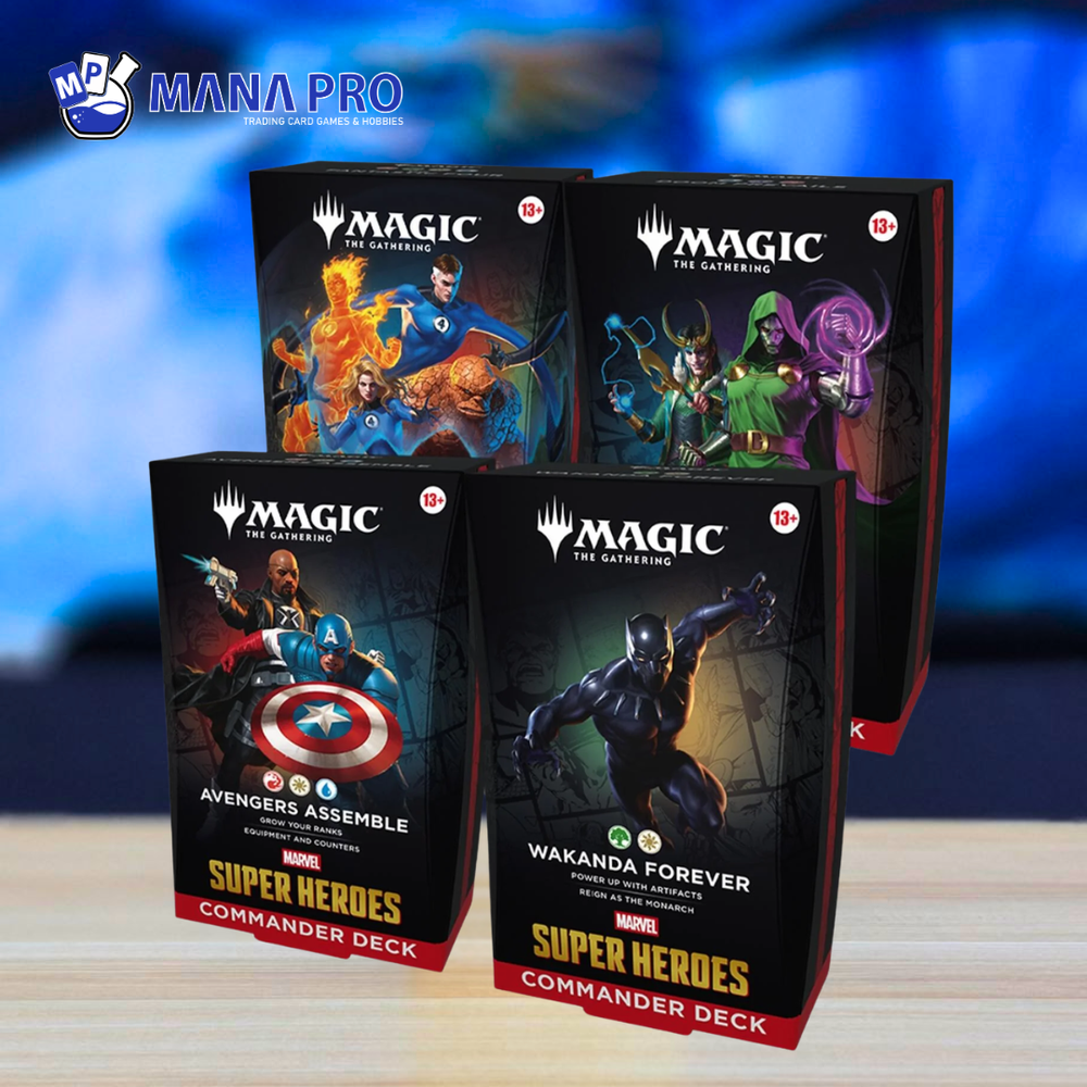 Marvel Super Heroes Commander Deck (Set of 4)