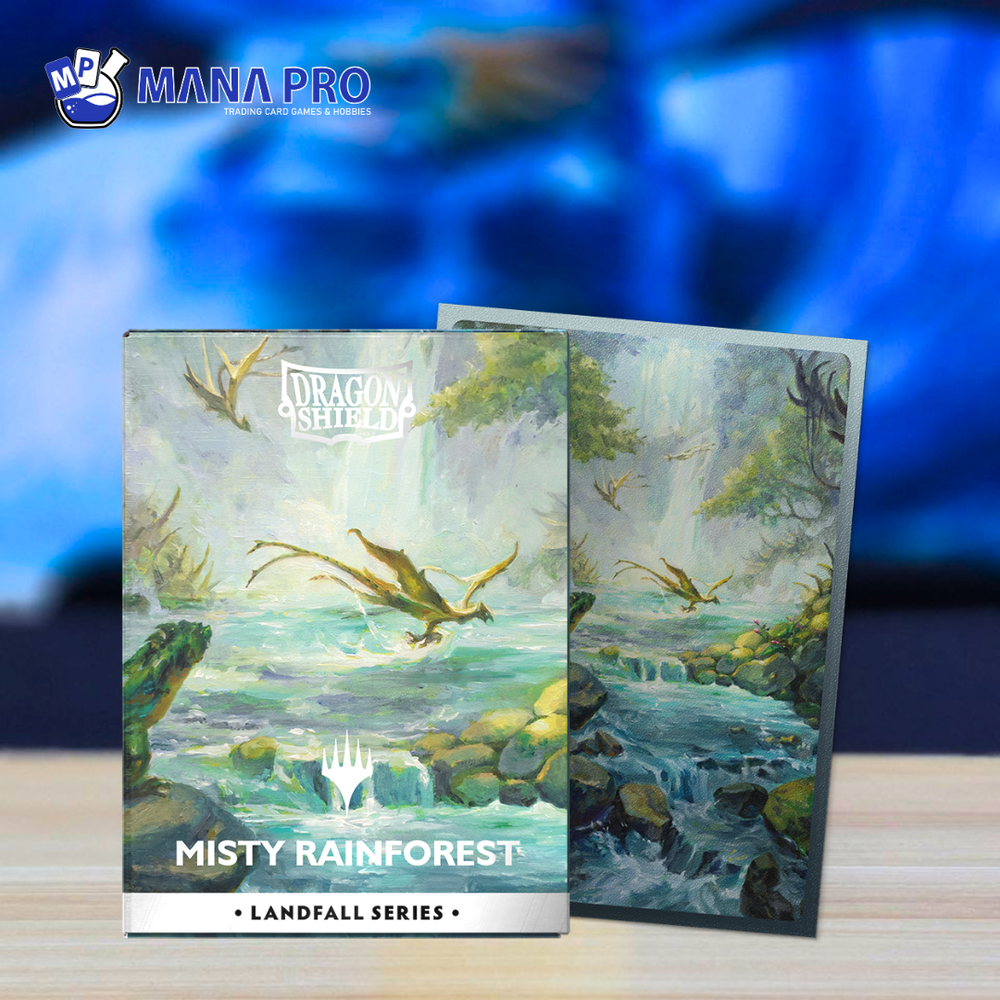 DRAGON SHIELD LANDFALL SERIES - MISTY RAINFOREST DUAL MATTE SLEEVES