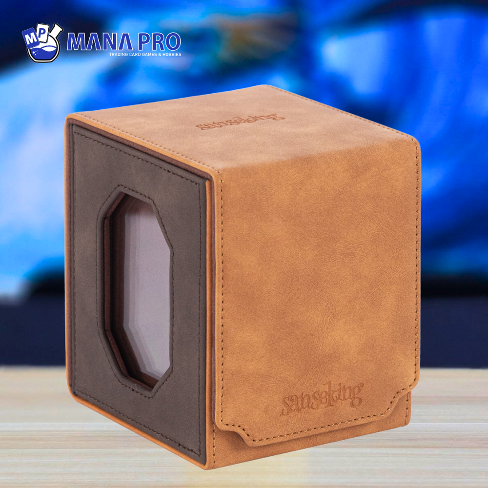 Sanseking Card Holder & Toploader Case - Mocha Brown