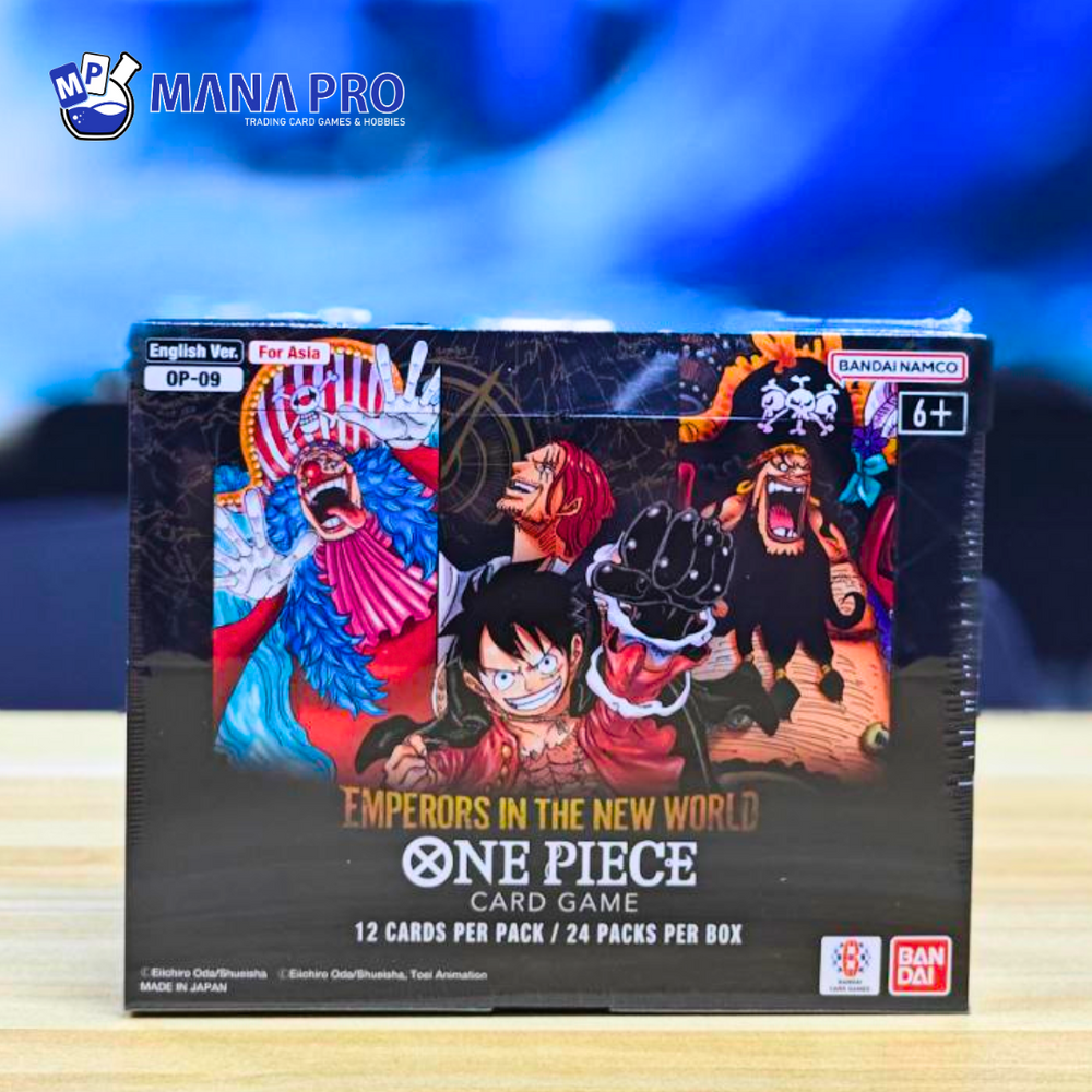 ONE PIECE CARD GAME - EMPERORS IN THE NEW WORLD BOOSTER BOX (OP09) ENG ONE PIECE CARD GAME - EMPERORS IN THE NEW WORLD BOOSTER BOX (OP09) ENG