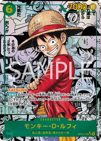 OP13-118 | SEC | CHARACTER Monkey.D.Luffy (Parallel Manga)