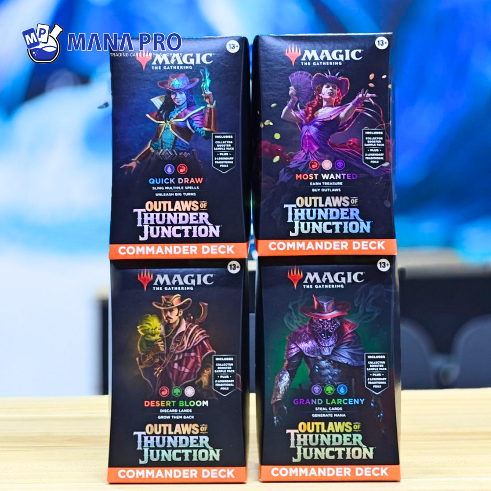 OUTLAWS OF THUNDER JUNCTION COMMANDER DECK SET OF 4