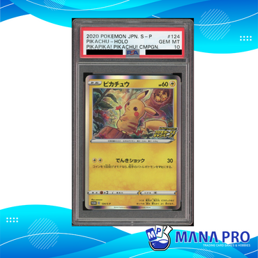 PIKAPIKA! PIKACHU! PROMO 124/S-P PSA 10 JPN