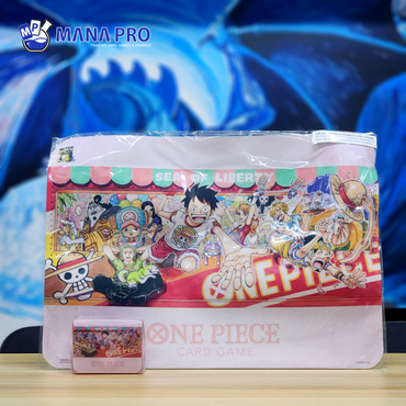 ONE PIECE CARD GAME - PLAYMAT AND CARD CASE SET 25TH EDITION