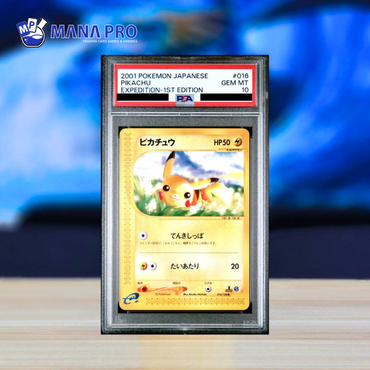 (PSA 10) 2001 POKEMON JAPANESE EXPEDITION #016 PIKACHU EXPEDITION-1ST EDITION