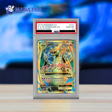 (PSA 10) 2016 POKEMON XY EVOLUTIONS #101 FA M CHARIZARD EX EVOLUTIONS