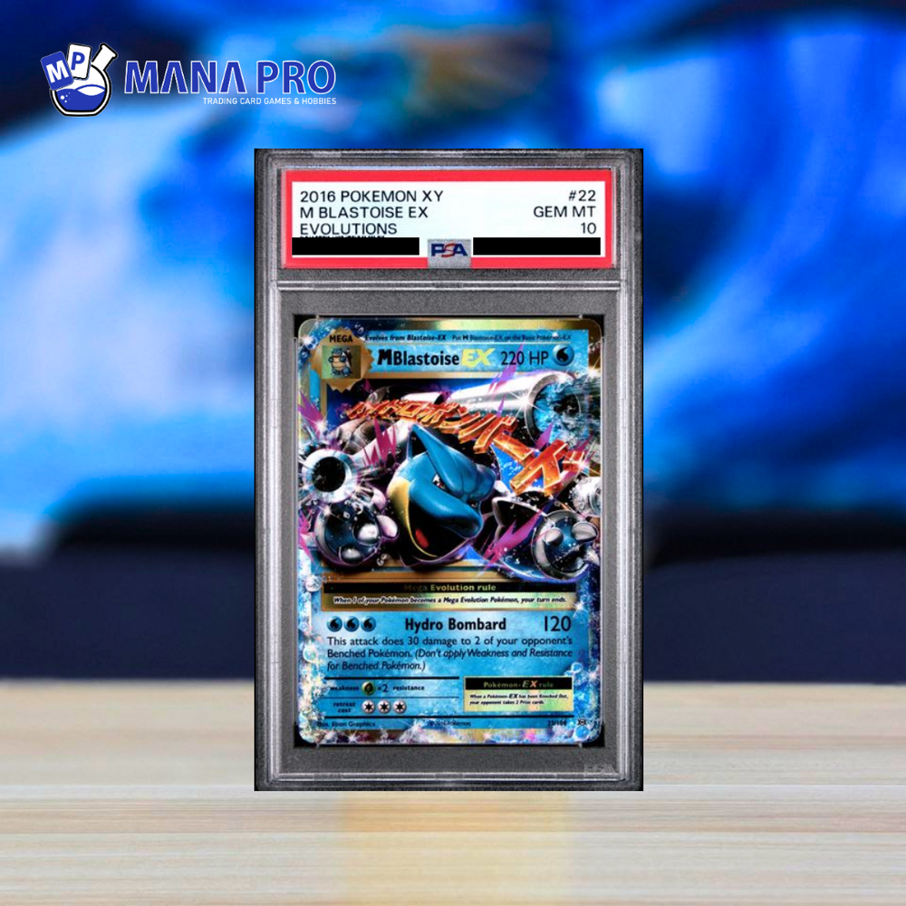 (PSA 10) 2016 POKEMON XY EVOLUTIONS #22 M BLASTOISE EX EVOLUTIONS