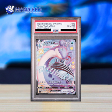 (PSA 10) 2020 POKEMON JAPANESE SWORD & SHIELD SHINY STAR V #312 FA/LAPRAS VMAX SHINY STAR V