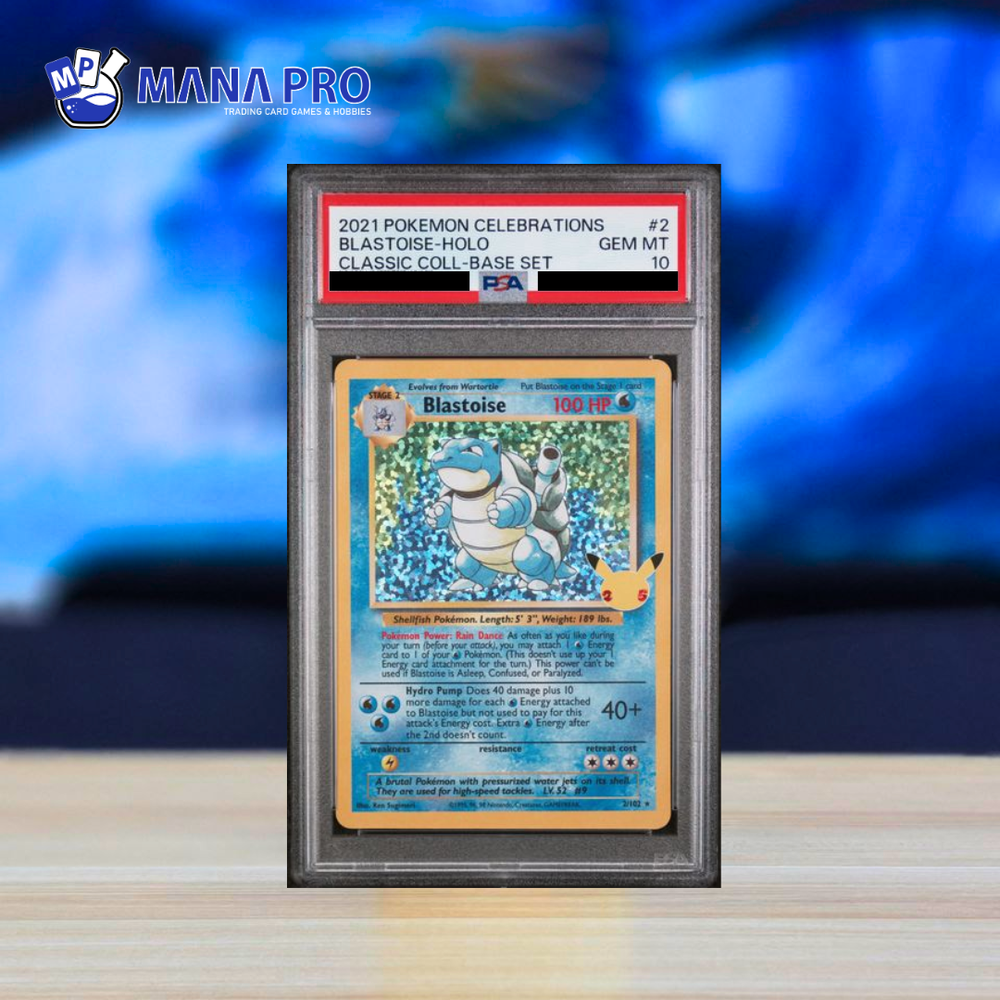 (PSA 10) 2021 POKEMON CELEBRATIONS CLASSIC COLLECTION #2 BLASTOISE-HOLO CLASSIC COLL-BASE SET