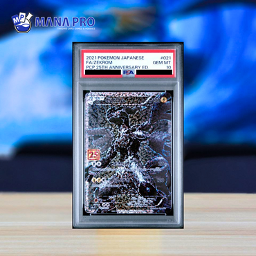 (PSA 10) 2021 POKEMON JAPANESE PROMO CARD PACK 25TH ANNIVERSARY EDITION #021 FA ZEKROM PCP 25TH ANNIVERSARY ED.