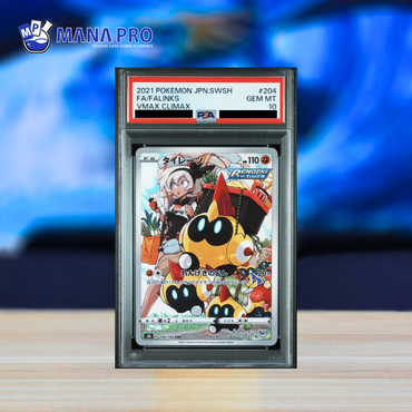 (PSA 10) 2021 POKEMON JAPANESE SWORD & SHIELD VMAX CLIMAX #204 FA FALINKS VMAX CLIMAX