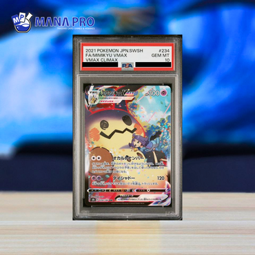 (PSA 10) 2021 POKEMON JAPANESE SWORD & SHIELD VMAX CLIMAX #234 FA MIMIKYU VMAX VMAX CLIMAX