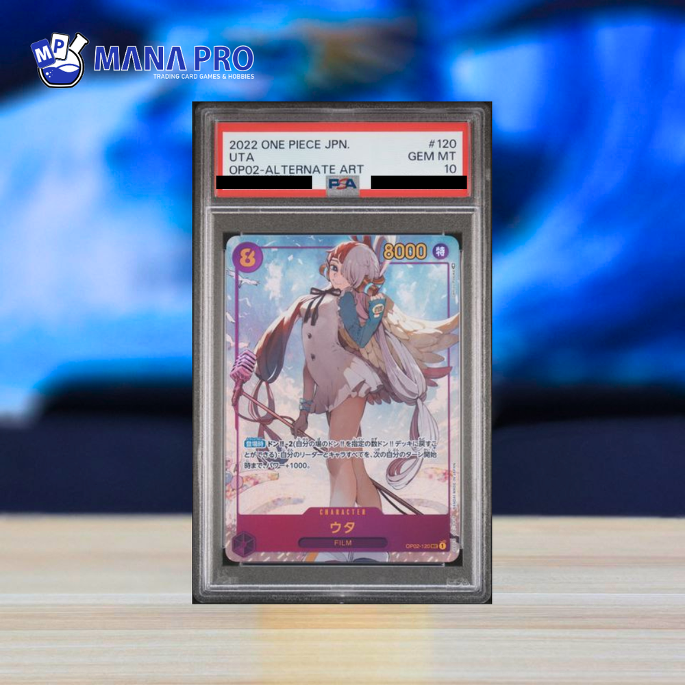 (PSA 10) 2022 ONE PIECE JAPANESE OP02-PARAMOUNT WAR #120 UTA ALTERNATE ART