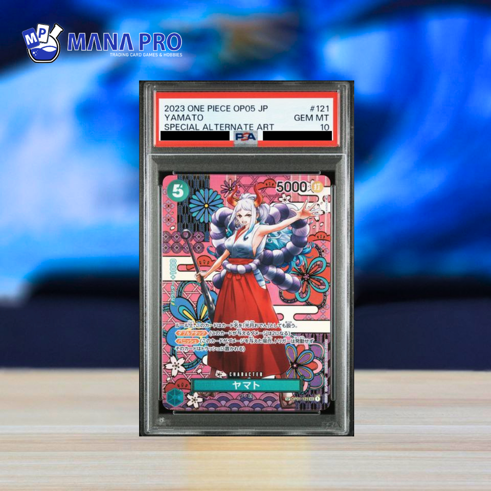 (PSA 10) 2023 ONE PIECE JAPANESE OP05-AWAKENING OF THE NEW ERA #121 YAMATO SPECIAL ALTERNATE ART