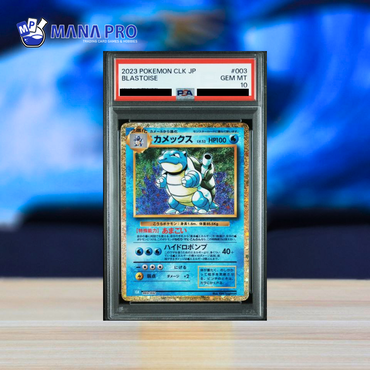 (PSA 10) 2023 POKEMON JAPANESE CLK-TRADING CARD GAME CLASSIC BLASTOISE & SUICUNE ex DECK #003 BLASTOISE